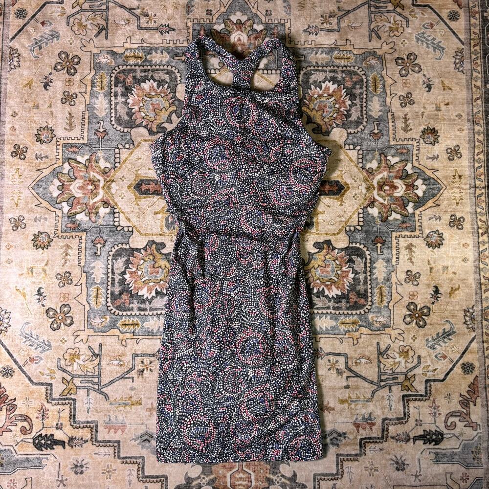Title Nine Bia dress mosaic print athletic outdoor pockets comfy women’s Large - Picture 3 of 16